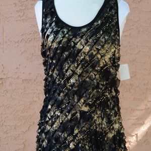 NWT Allura Eyelash Top